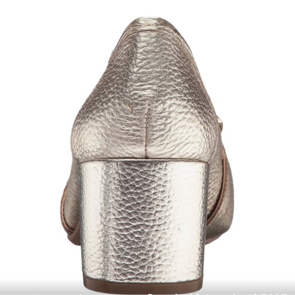 Kenneth Cole REACTION Women's Gold Michelle Block Heel Pump Size 6 NWT - Picture 4 of 11